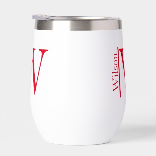 Eenvoudige monogrammen Naam Gepersonaliseerd (Rechts)