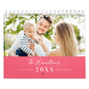 Eenvoudige Mooie Foto Familie 2022 Kalender