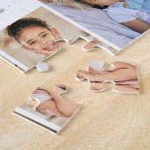 Eenvoudige mooiste moeder fotocollage legpuzzel (Zijkant)