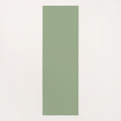 Eenvoudige Moss Green neutrale minimalistische oef Yogamat (Achterkant)