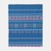 Eenvoudige Motieven Patroon 3 Fleece Deken (Voorkant)