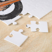 Eenvoudige motorfiets - Cafe Racer 750 Tekening Legpuzzel (Zijkant)