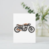 Eenvoudige Motorfiets - Raceauto 750 van de Koffie Briefkaart (Staand voorkant)