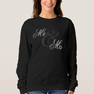 Eenvoudige Mr en Mrs Wedding Honeymoon T-shirt