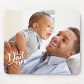 Eenvoudige Muismat beste pa ooit foto (Voorkant)