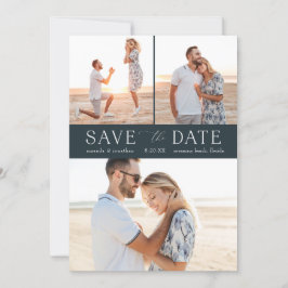 Eenvoudige Multi-Photo Save the Date Kaart