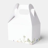 Eenvoudige Multicolor Wildflower Wedding Bedankdoosjes (Achterkant)