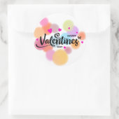 Eenvoudige Multicolour Valentijnsdag Stickers (Tas)