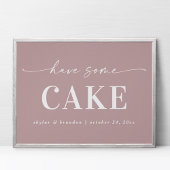 Eenvoudige muve heeft een cake Weddenschap Poster