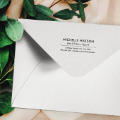 Eenvoudige Naam & Adres Zakelijk Realtor Business Rubberstempel