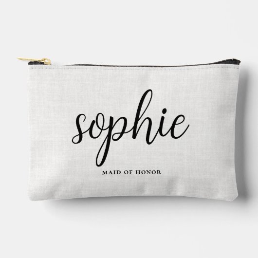 Eenvoudige Naam Crew Trouwfeest Bruidsmeisje Cadea Etui (Voorkant)