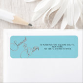 Eenvoudige naam en adresretouradreslabel vervangen etiket (Insitu)