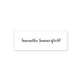 Eenvoudige Naam Handtekening Business Script Custo Zelfinktende Stempel