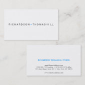 EENVOUDIGE NAAM MET BLUE DOT VISITEKAARTJE (Voorkant / Achterkant)