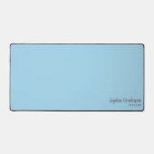 Eenvoudige Naam Monogram 2 lijnen van Aangepaste T Bureaumat (Voorkant)