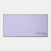 Eenvoudige Naam Monogram 2 lijnen van Aangepaste T Bureaumat (Voorkant)