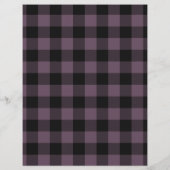 Eenvoudige naam Paarse speldevakantieoord Briefhoofd (Achterkant)