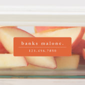 Eenvoudige naam schoolkleuren waterbestendige naam labels (Aangebracht)