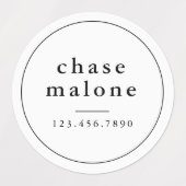 Eenvoudige naam schoolkleuren waterbestendige naam labels (Design 1)