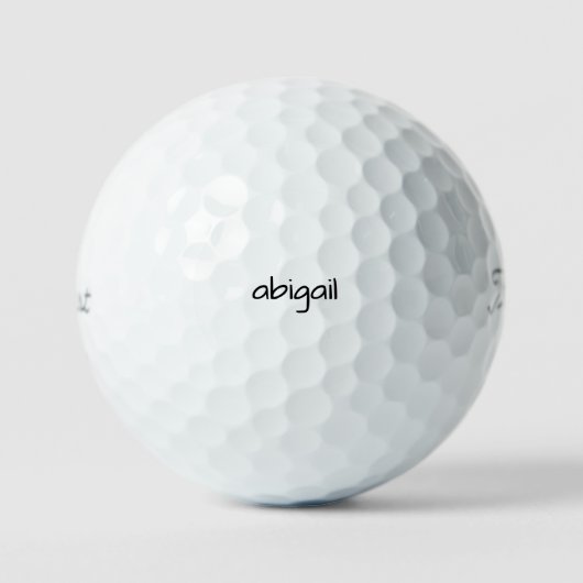 Eenvoudige naam Titleist Pro VI Golfballen (Voorkant)