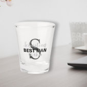 Eenvoudige naam van bruiloft shot glas