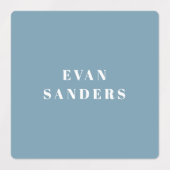 Eenvoudige naam waterdicht bij bakken labels (Design 2)