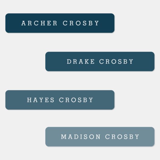 Eenvoudige naam waterdicht type labels (Groep)