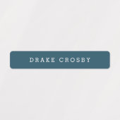 Eenvoudige naam waterdicht type labels (Design 2)