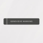 Eenvoudige naamlabels labels (Design 1)