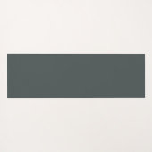 Eenvoudige Namaste Blue Grey Typografisch Yogamat (Achterkant (horizontaal))