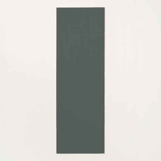 Eenvoudige Namaste Blue Grey Typografisch Yogamat (Achterkant)