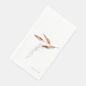 Eenvoudige namen van Herfst-bruiloft Servet (Hoek)