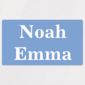 Eenvoudige namen Waterproof Clothing Labels (Design 1)