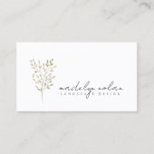 Eenvoudige Natuur verliest kalligrafie-ID934 Visitekaartje (Voorkant)