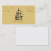 Eenvoudige Nautische Visitekaartjes (Voorkant / Achterkant)