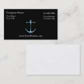 Eenvoudige Nautische Visitekaartjes (Voorkant / Achterkant)