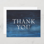 Eenvoudige Navy Blue Budget Business - Hartelijk d (Voorkant / Achterkant)