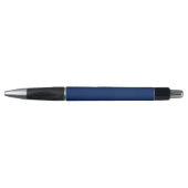 Eenvoudige Navy Blue Elegant Modern Name Titel Pen (Voorkant)