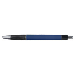 Eenvoudige Navy Blue Elegant Modern Name Titel Pen