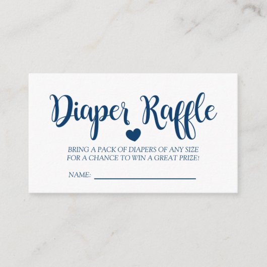 Eenvoudige Navy Buffalo Plaid Baby shower Informatiekaartje (Voorkant)