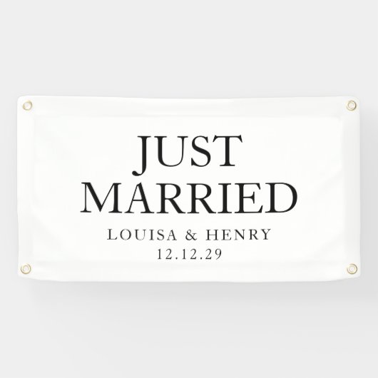 Eenvoudige net getrouwde auto banner (Horizontaal)