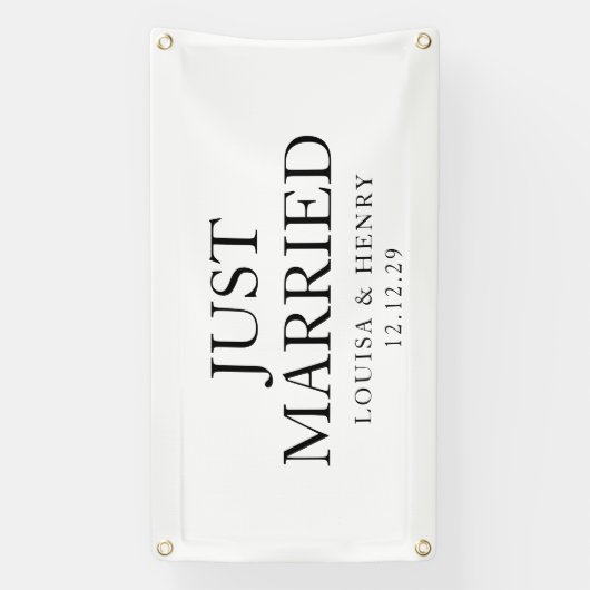 Eenvoudige net getrouwde auto banner (Verticaal)