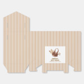 Eenvoudige Neutral Rustic Cactus Cowgirl Baby show Bedankdoosjes (Ongevouwen)