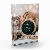 Eenvoudige neutrale digitale zwangerschapsaankondi fotoblokken (Links)