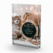 Eenvoudige neutrale digitale zwangerschapsaankondi fotoblokken (Rechts)