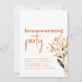 Eenvoudige Neutrale Thanksgiving Diner Party Kaart (Voorkant)