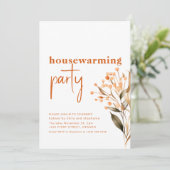 Eenvoudige Neutrale Thanksgiving Diner Party Kaart (Staand voorkant)