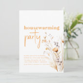 Eenvoudige Neutrale Thanksgiving Diner Party Uitno Kaart (Staand voorkant)