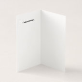 Eenvoudige nieuwe Baby Boy baby felicitatiekaarten Kaart (Binnen)