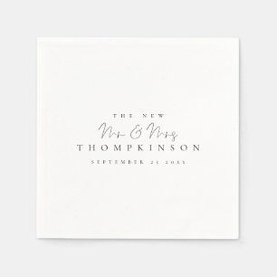 Eenvoudige nieuwe heer en mevrouw Naam Datum Scrip Servet